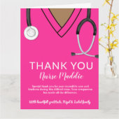 Thank Youナースとドクターカード カード (黄色い花)