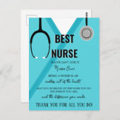 Thank Youナースとドクターカード ポストカード (正面/裏面)