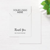 Thank Youネックレスディスプレイカード (デスク)