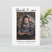 Thank Youハートスクリプト写真 案内状 (スタンド正面)