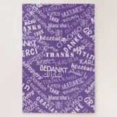 Thank Youパズルギフト数々の言語ワールド ジグソーパズル (縦)