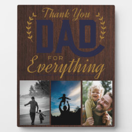 Thank Youパパfor Everything Photo フォトプラーク