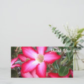 Thank Youフォトカード – 砂漠バラ サンキューカード (スタンド正面)