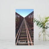 Thank Youフォトカード – 鉄道 サンキューカード (スタンド正面)