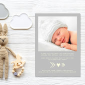 Thank Youフォトグレー誕生 案内状