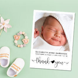 Thank Youフォト誕生 案内状