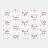 Thank Youフローララッピング紙シート ラッピングペーパーシート (正面2)