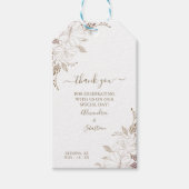Thank Youフローラ結婚式の引き出物ギフトラベル ギフトタグ (正面)