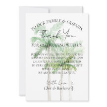 Thank Youプレートカード