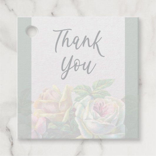 Thank Youメッセージカード フェイバータグ (正面)