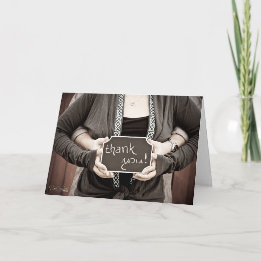 Thank Youヴィンテージカード サンキューカード (正面)