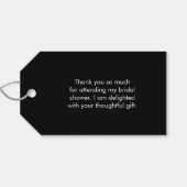 Thank Youヴィンテージコルセット個人ブライダルシャワー ギフトタグ (裏面横)