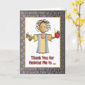 Thank You先生カード – Happy先生デイカード カード (黄色い花)