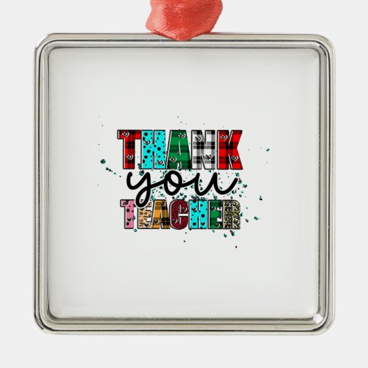 Thank You先生 メタルオーナメント (正面)