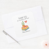 Thank You先生 – 心からの感謝 スクエアシール (封筒)
