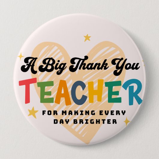 Thank You先生 缶バッジ (正面)