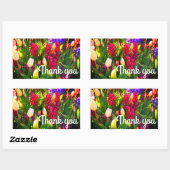 Thank You春の花#5スタンプ 長方形シール (シート)