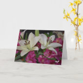 Thank You歯医者のデイカード カード (黄色い花)