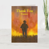 Thank You消防士Wildfire勇気の犠牲 カード (正面)