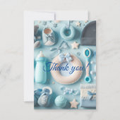 Thank You男の赤ちゃんカード サンキューカード (正面)