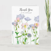 Thank You'結婚s Gift春の花 カード (正面)