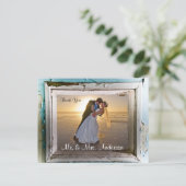 Thank You'結婚S Postgcardフレーユニークム4 ポストカード (スタンド正面)