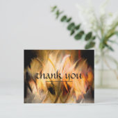 Thank You'結婚's water color's 絵画 canvas Fire ポストカード (スタンド正面)
