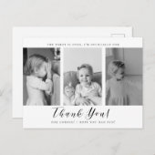 Thank You誕生日フォトポストカード ポストカード (正面/裏面)