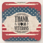 Thank You退役軍人飲料用コースター コースター (正面)