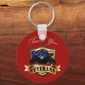Thank You退役軍人Keychain キーホルダー (正面)
