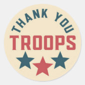 Thank You部隊封筒用シールシール ラウンドシール (正面)