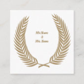 Thank you エンクロージャーカード (裏面)