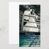 Thank you カスタム Photo結婚 S Card サンキューカード (正面/裏面)