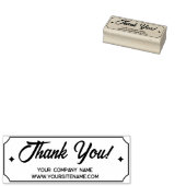 Thank You、カスタムBusiness and Site ラバースタンプ (押印)