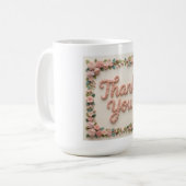 Thank you コーヒーマグカップ (正面左)
