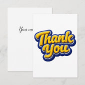 Thank you サンキューカード (正面/裏面)