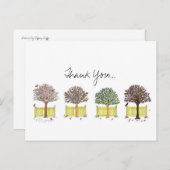Thank You，シーズンズ ポストカード (正面/裏面)