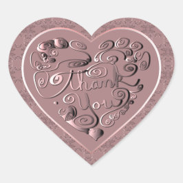 Thank You  ハートシール
