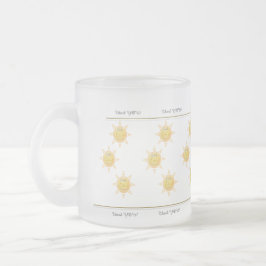 Thank You フロストグラスマグカップ