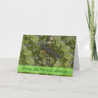 Thank You ：ユニフォーム兵士(1001サンキュー) サンキューカード