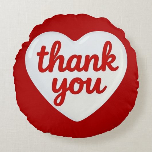 THANK YOU ラウンドクッション (正面)