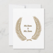 Thank you 出欠カード (裏面)