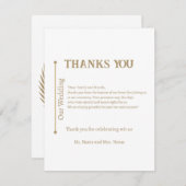 Thank you 出欠カード (正面/裏面)