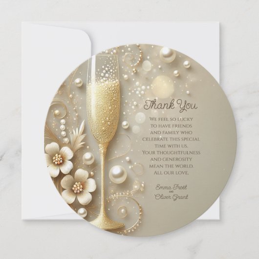 thank you 招待状 (正面)