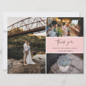 Thank You 数々の Photo Collage結婚's (正面)