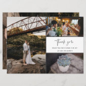 Thank You 数々の Photo Collage結婚's (正面/裏面)