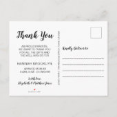 Thank You 4 Photo Collage誕生 案内ポストカード (裏面)