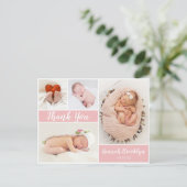 Thank You 4 Photo Collage誕生 案内ポストカード (スタンド正面)