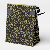 Thank You 65誕生日金ゴールド/ブラックナンバーパターン フェイバーボックス (裏面サイド)