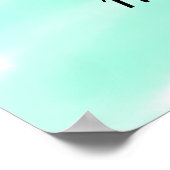 Thank you add name message simple stylish calligra ポスター (角)